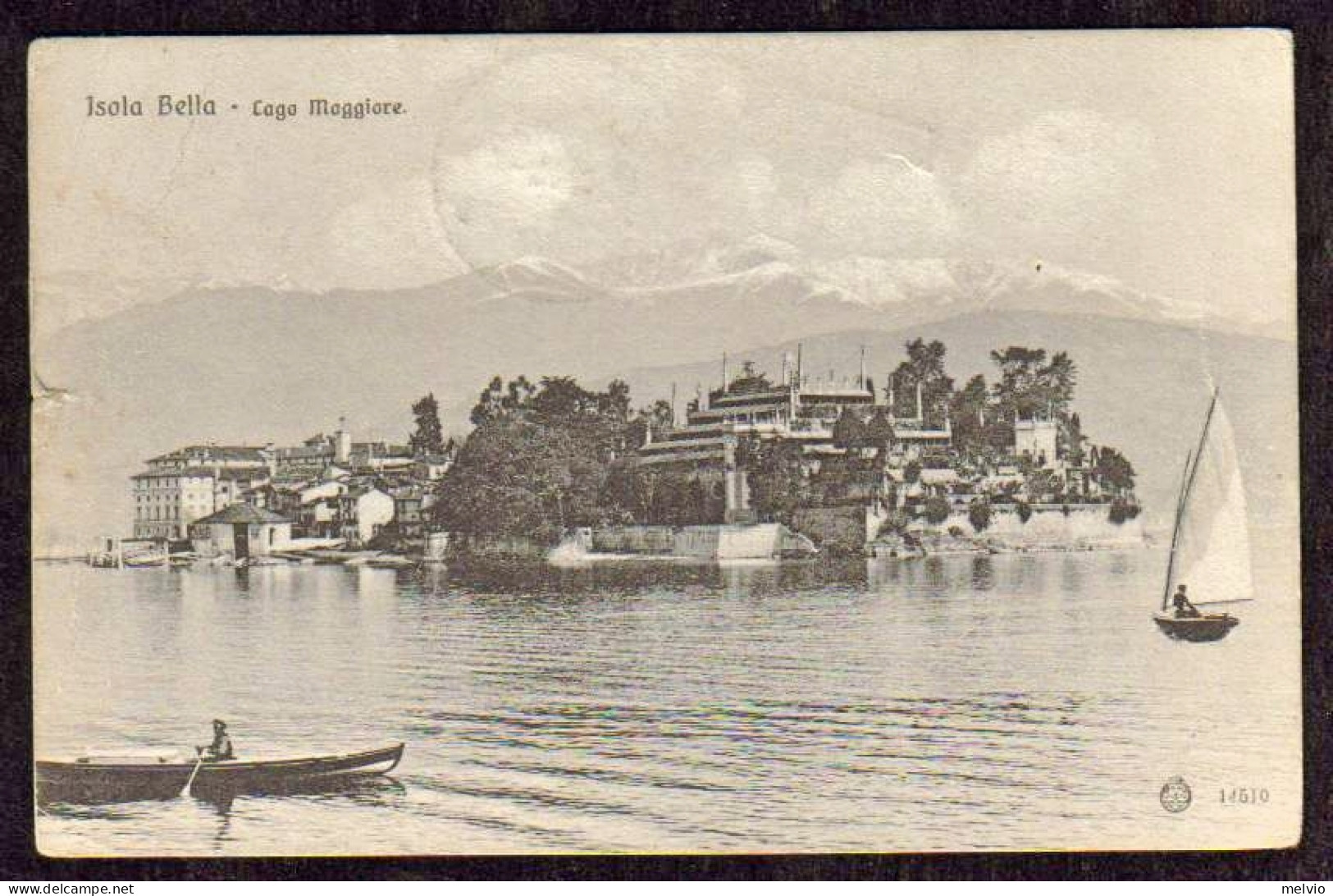 1910-"Lago Maggiore,veduta Isola Bella Verbania "da Lugano Per La Francia E Segn - Verbania
