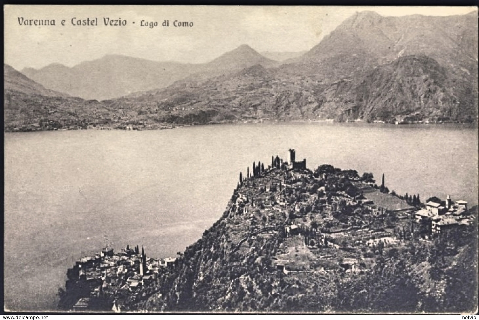 1930circa-"Varenna,veduta Del Castel Vezio Sul Lago Di Como" - Como