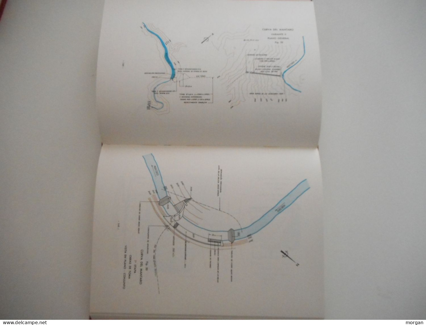 EDF, PEROU, 1957 RARE PLAN D'ELECTRIFICATION NATIONALE DU PEROU DE 1957 COFFRET DE 2 FORTS VOLUMES LUXE