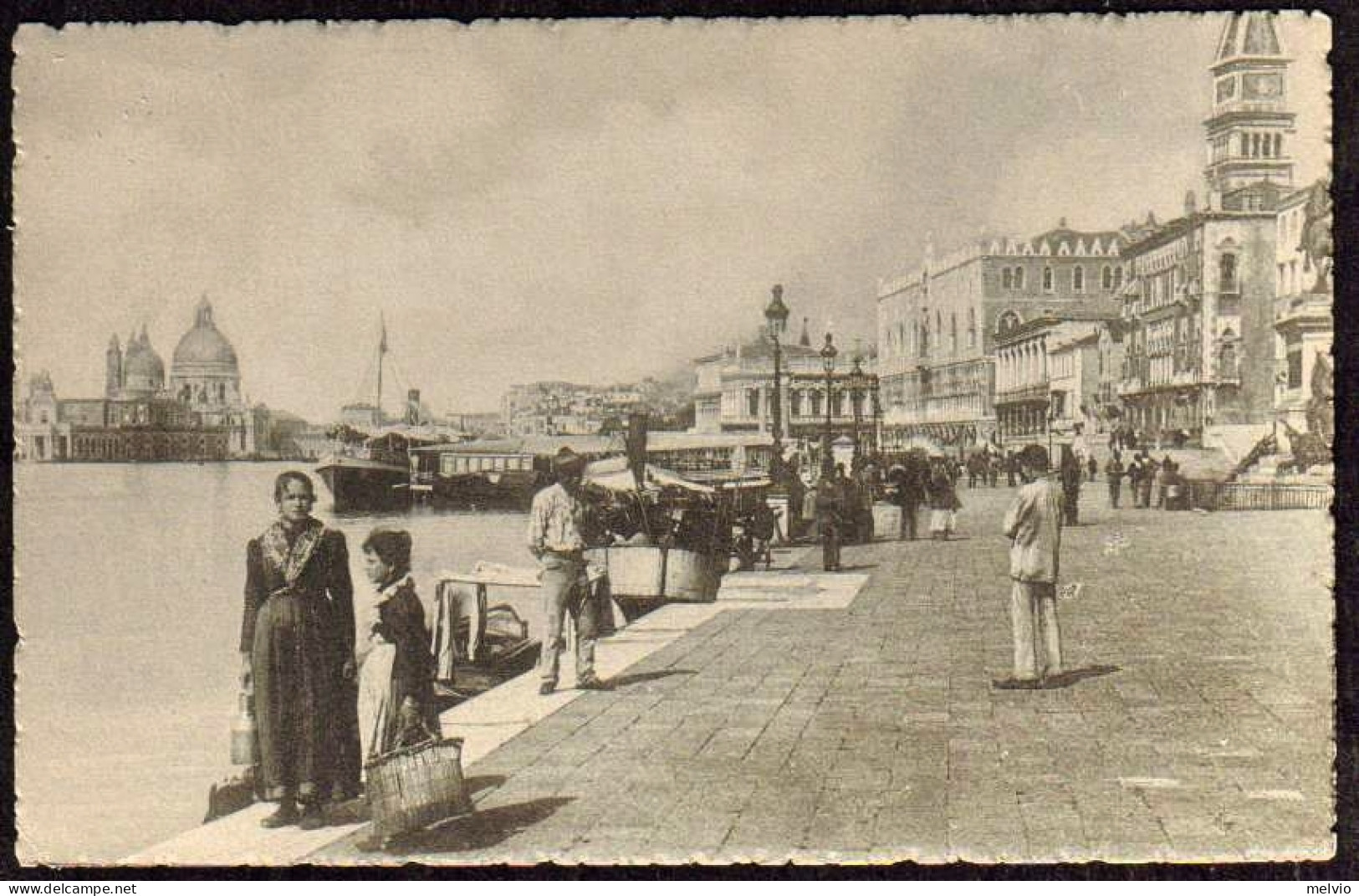 1930circa-"Venezia,riva Degli Schiavoni,scene Di Vita" - Venezia (Venice)