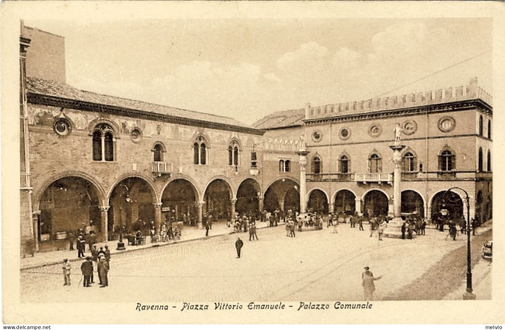1930ca.-"Ravenna Piazza Vittorio Emanuele-Palazzo Comunale" - Ravenna