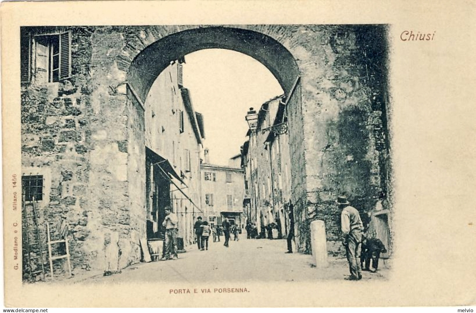 1900circa-Siena "Chiusi Porta E Via Porsenna" - Siena