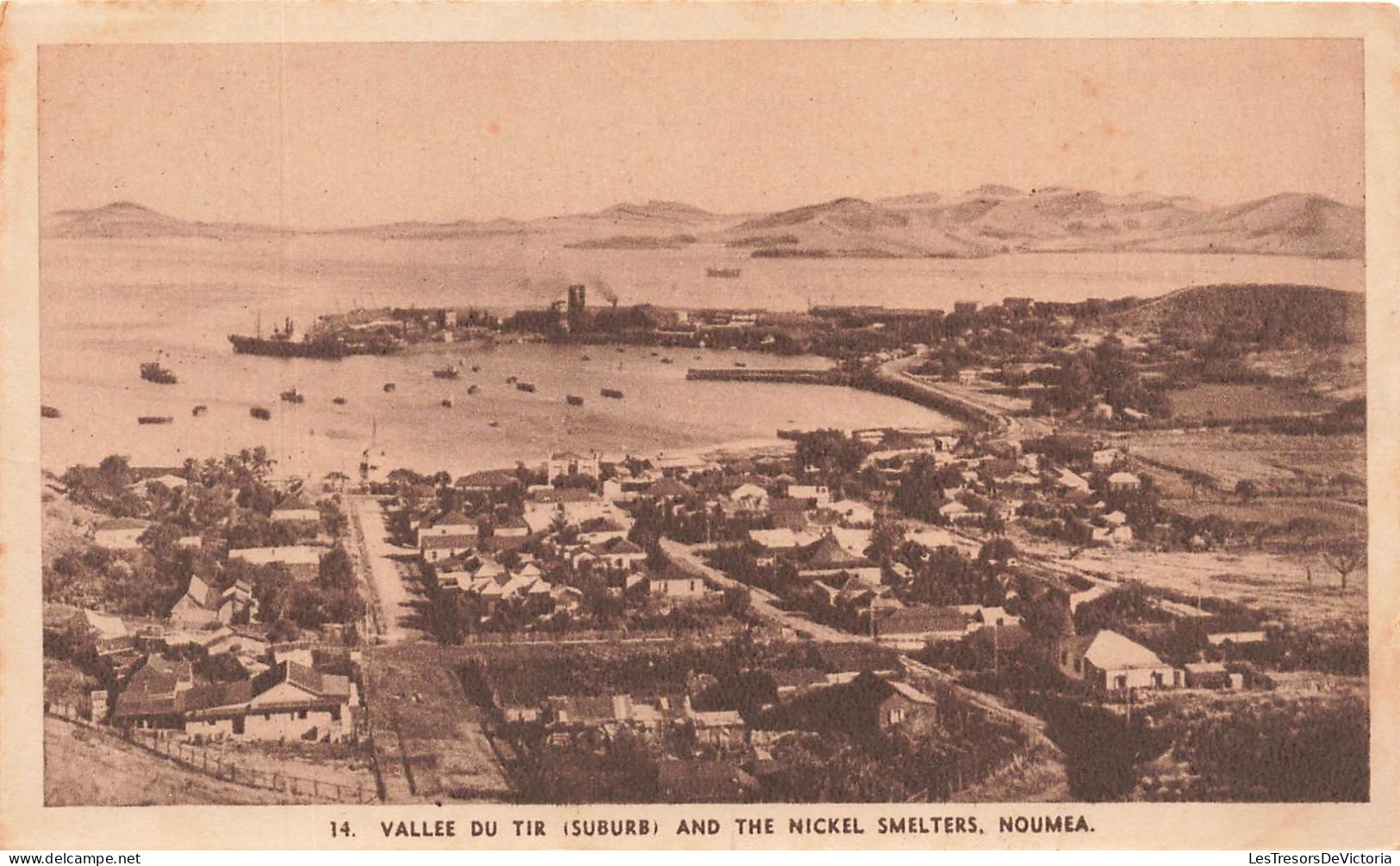 NOUVELLE CALEDONIE - Nouméa - Vallée Du Tir And The Nickel Smelters - Carte Postale Ancienne - Nieuw-Caledonië