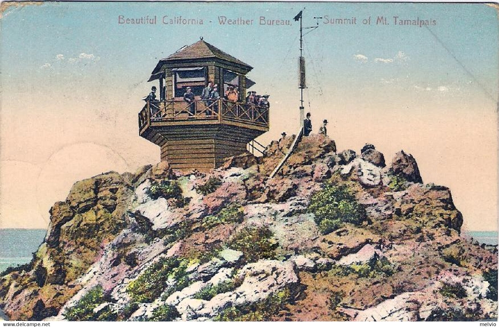 1912-U.S.A. Cartolina Diretta In Italia "Beautiful California-weather Bureau Sum - Otros & Sin Clasificación