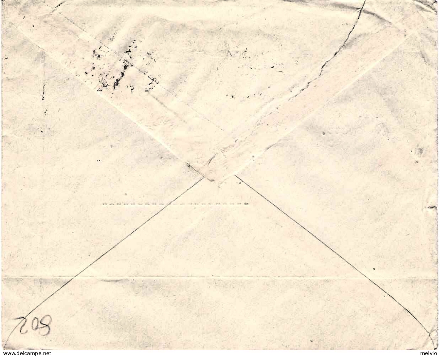 1927-Marocco Lettera Per Italia Con Affrancatura Bicolore - Cartas & Documentos