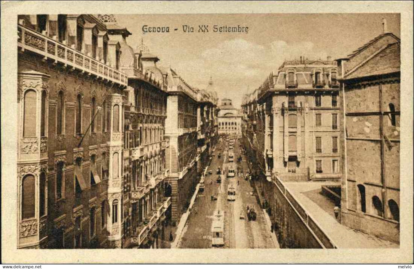 1935circa-Genova Via XX Settembre - Genova