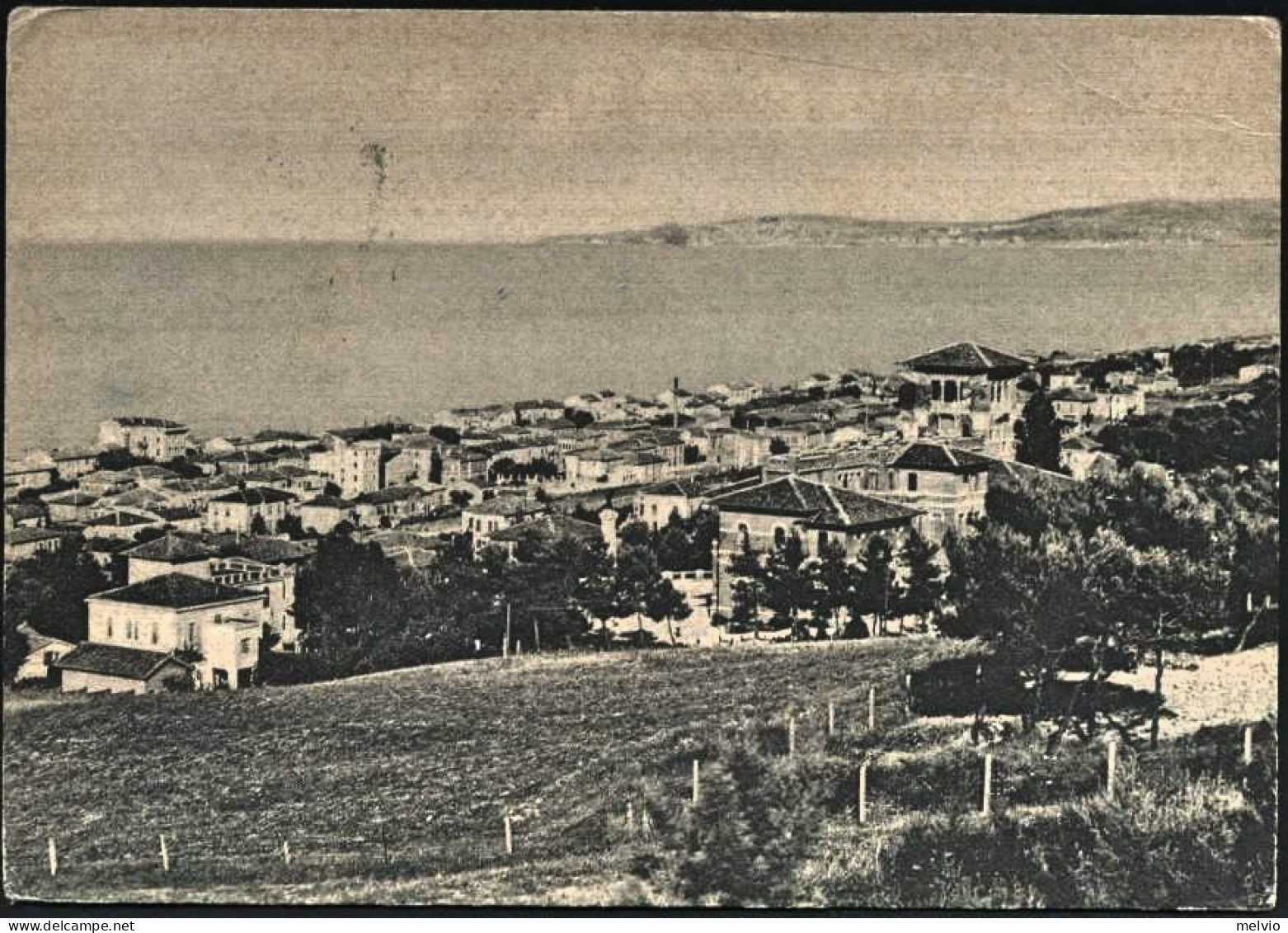 1954-"Falconara-Panorama"affr. L.10 Siracusana Annullo Mess.Terni Orte Ancona (T - Ancona