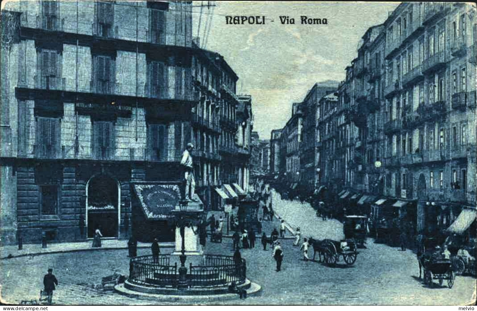 1930ca.-"Napoli,via Roma Con I Suoi Negozi" - Napoli