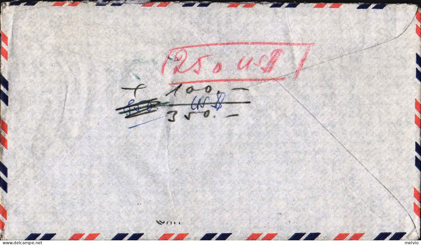 1962-U.S.A. Lettera Con Bella Affrancatura Multicolore Diretta In Germania - Storia Postale