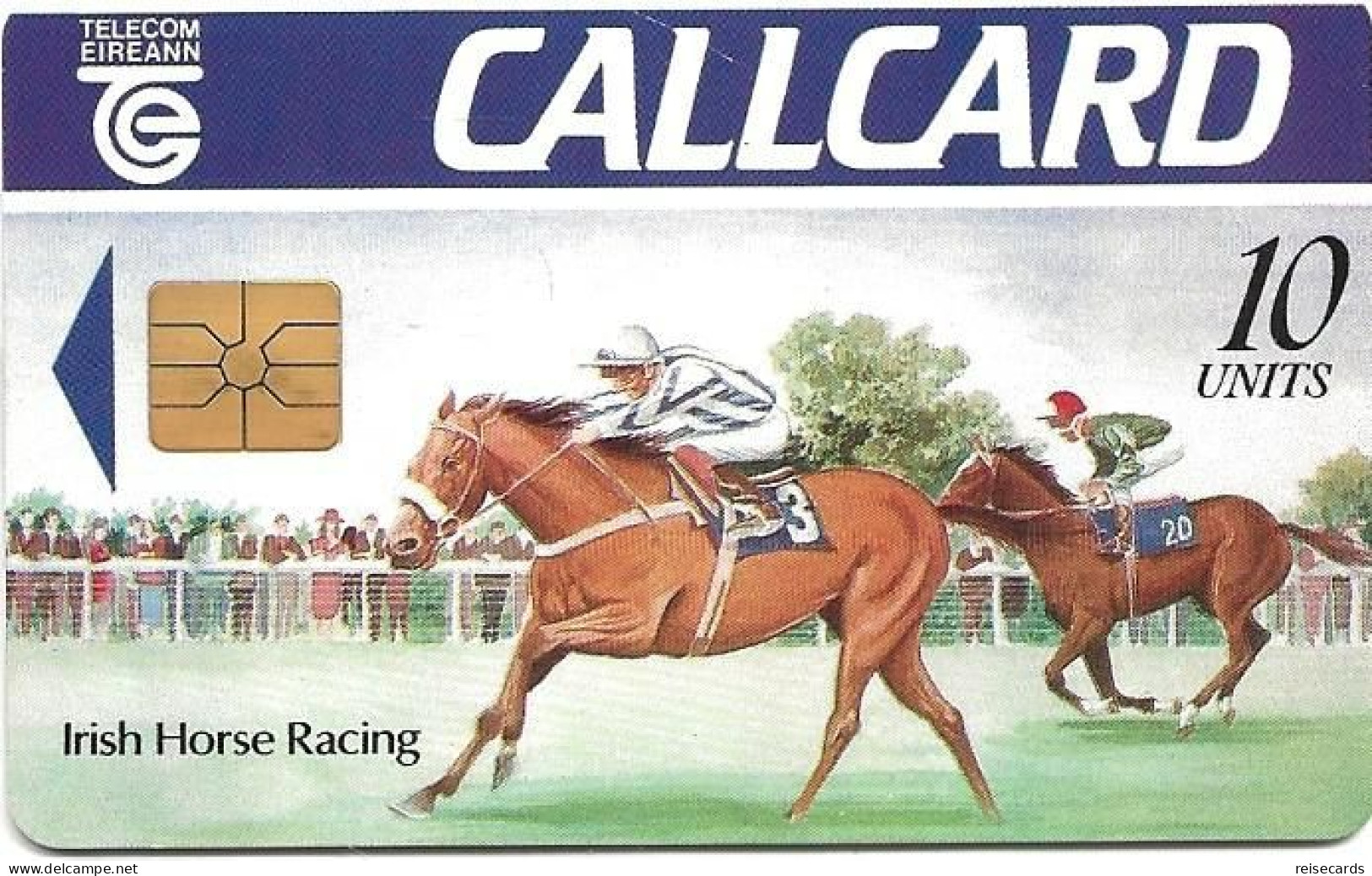 Ireland: Telecom Eireann - 1991 Irish Horse Racing. Double Logo Moreno - Ierland