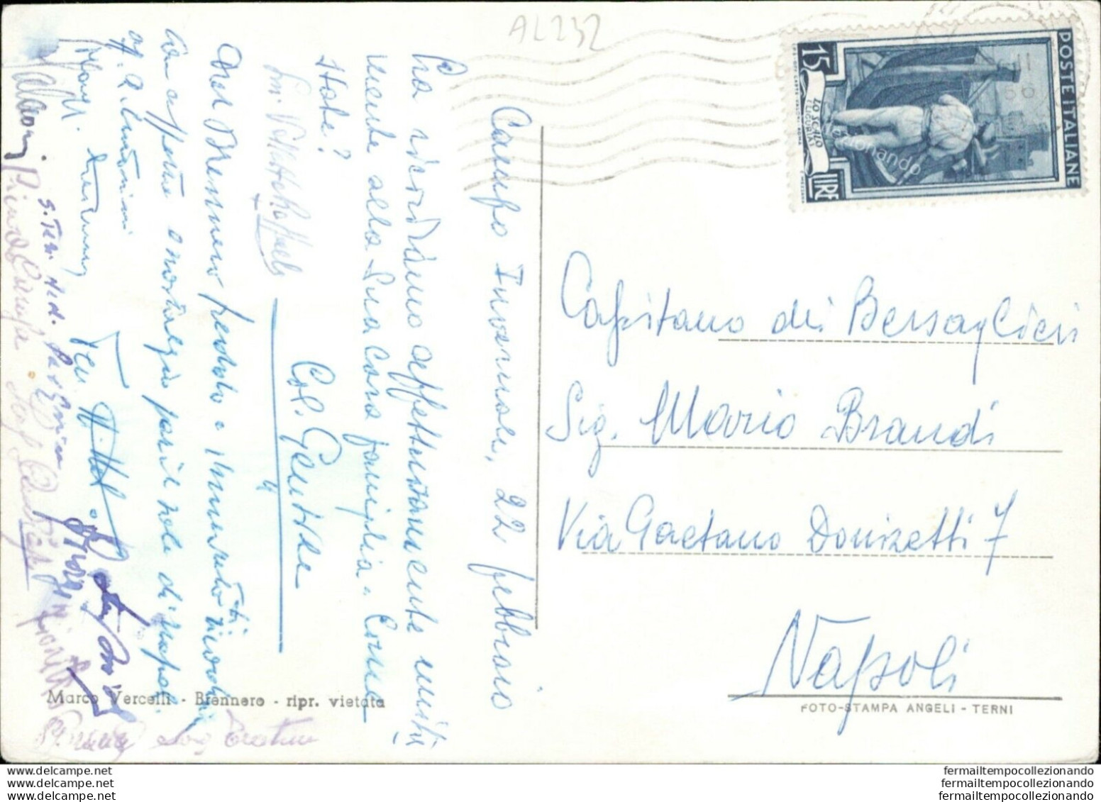 Al232 Cartolina Brennero Provincia Di Bolzano - Bolzano (Bozen)