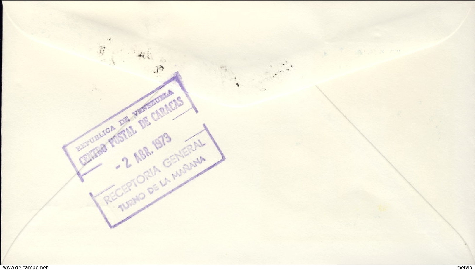 1973-I^volo DC 10 Alitalia Roma Milano Caracas-Venezuela Del 1 Aprile - Airmail