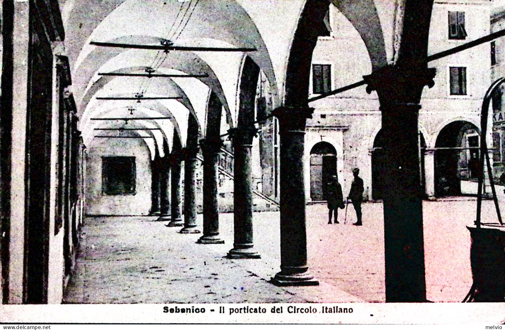 1920-SEBENICO Il Porticato Del Circolo Italiano Viaggiata Sibenik (8.10) Affranc - Trento & Trieste