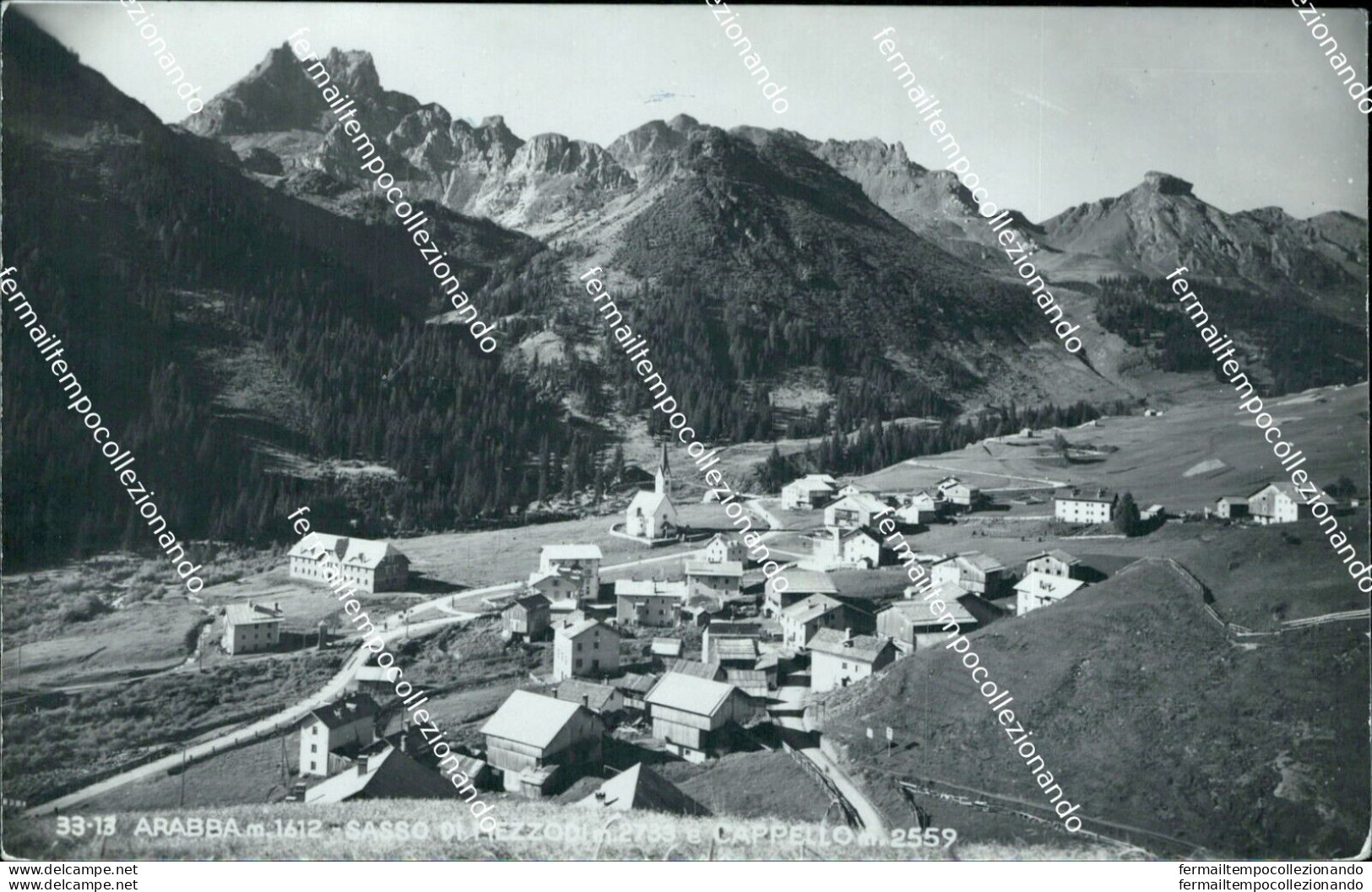 Cm419 Cartolina Arabba Sasso Di Mezzo  Provincia Di Belluno Veneto - Belluno