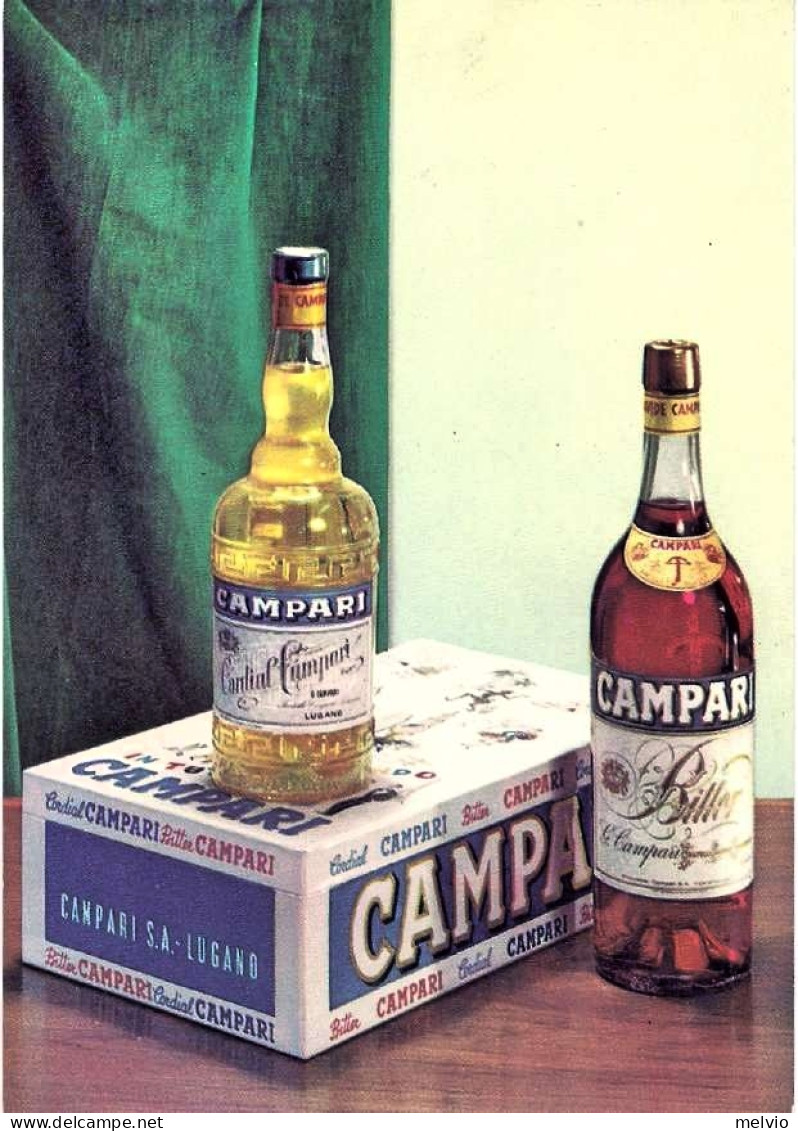 1950circa-cartolina Pubblicitaria "Campari" - Werbepostkarten
