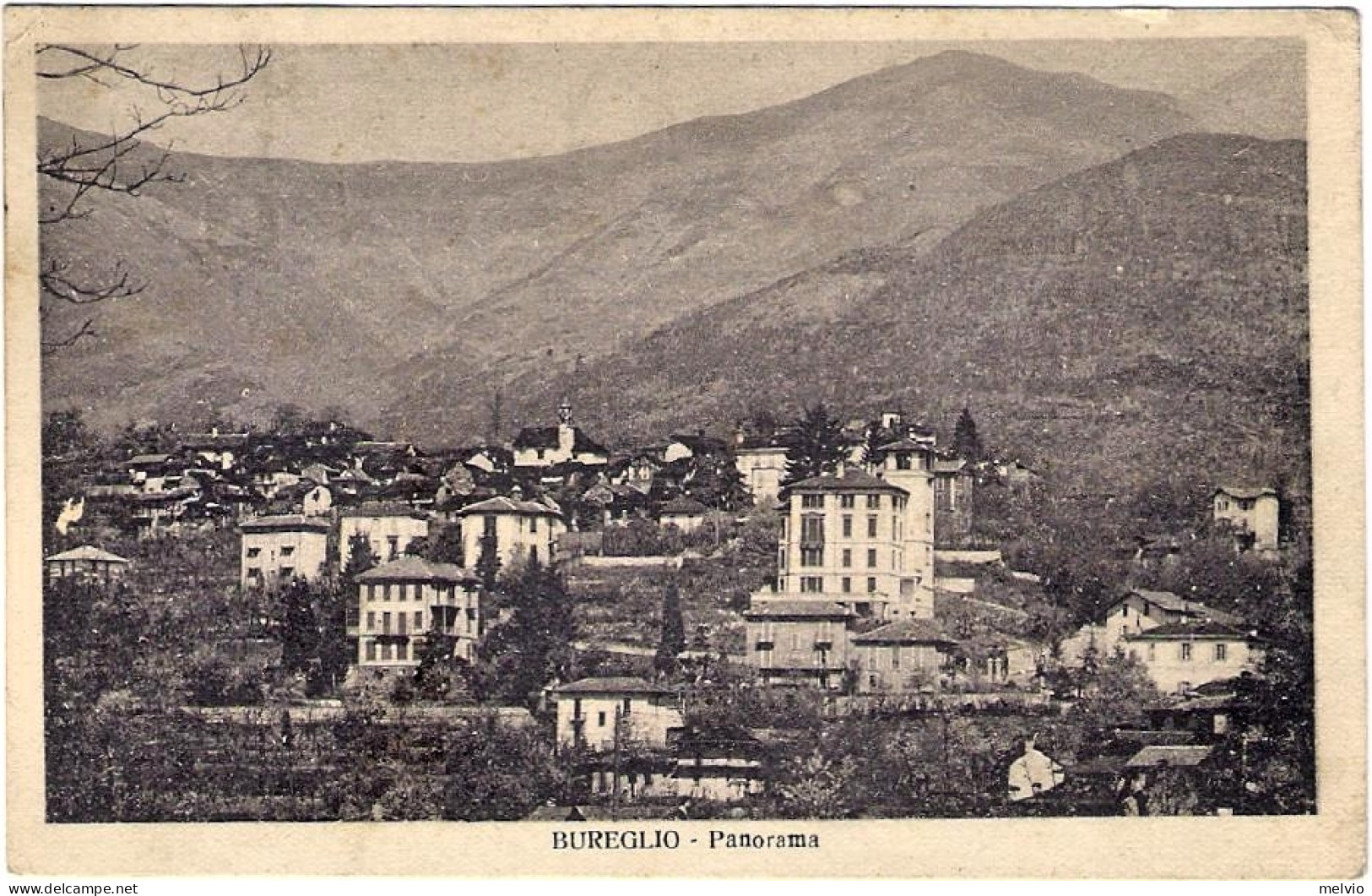 1926-"Bureglio Verbania Panorama"annullo Frazionario Di Bee (41-301) - Verbania