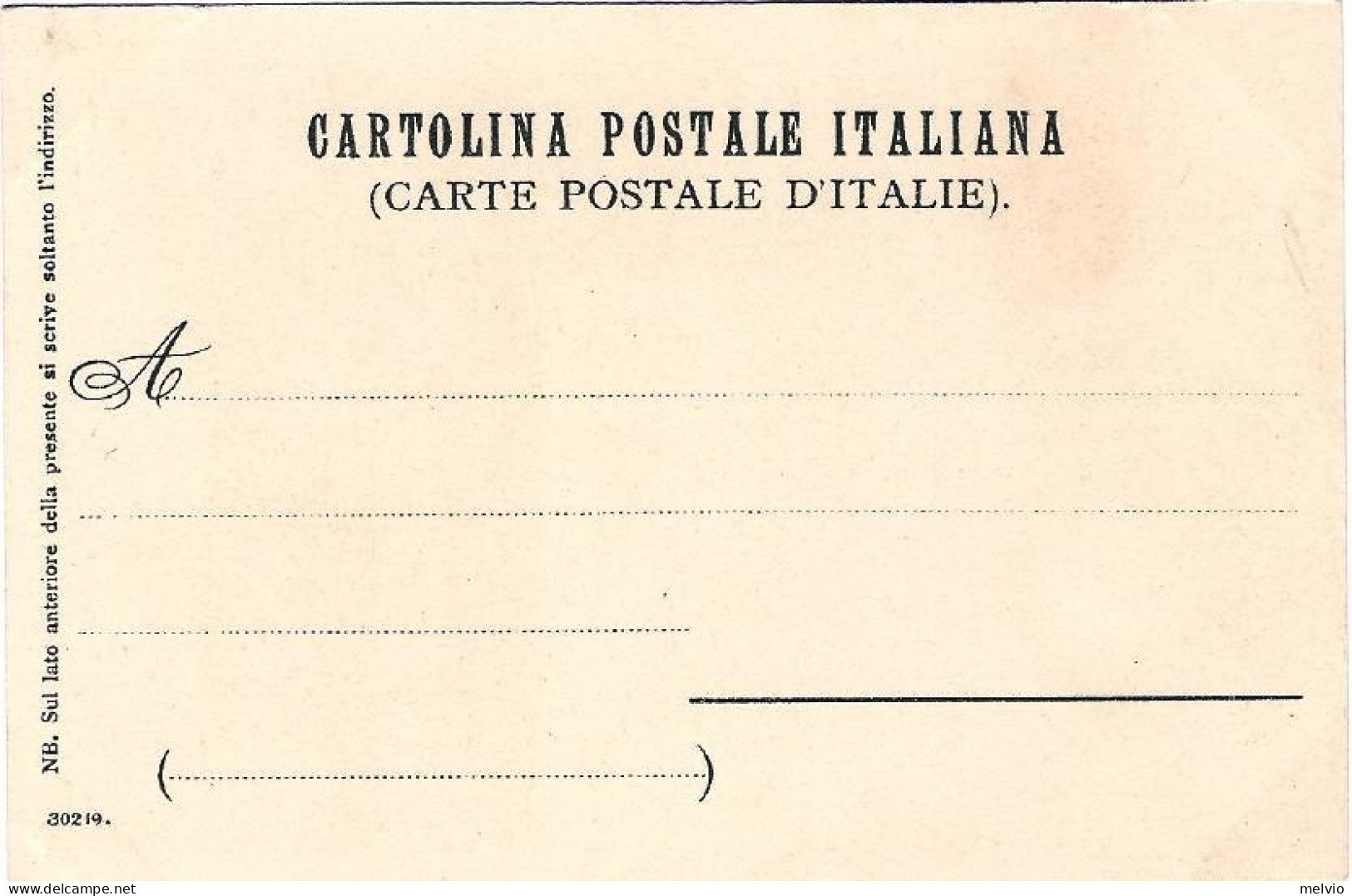 1900-Rapallo Cartolina Postale Artistica Di Velten - Genova (Genoa)