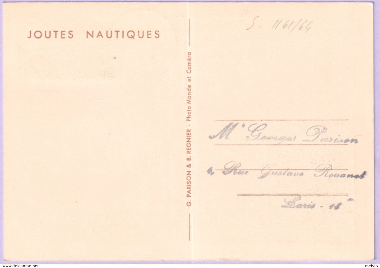 1958-Francia Giostra Nautica (1162) Fdc Maximum - 1950-1959
