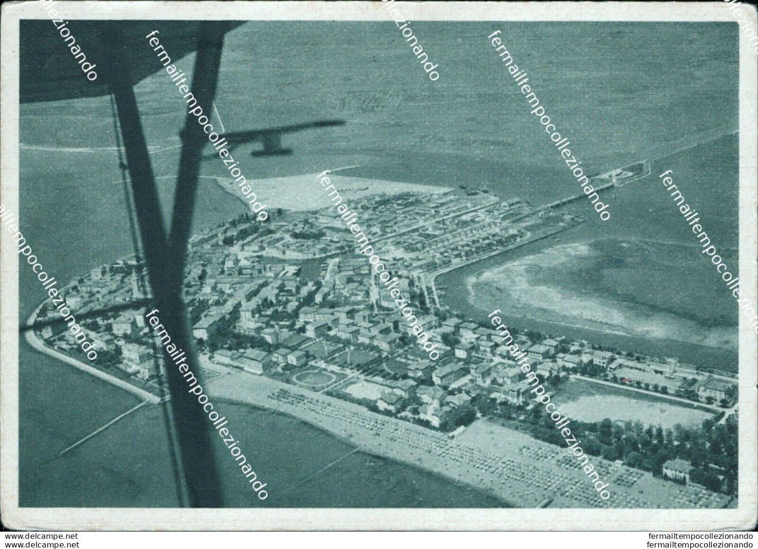 Cm441 Cartolina Grado L'isola Vista Dall'aereo Provincia Di Gorizia Friuli - Gorizia