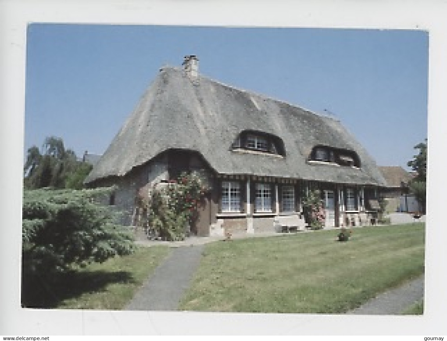 Chaumière Normande - Cp Vierge N°570/6 J.J. Dubray Photographe - Haute-Normandie