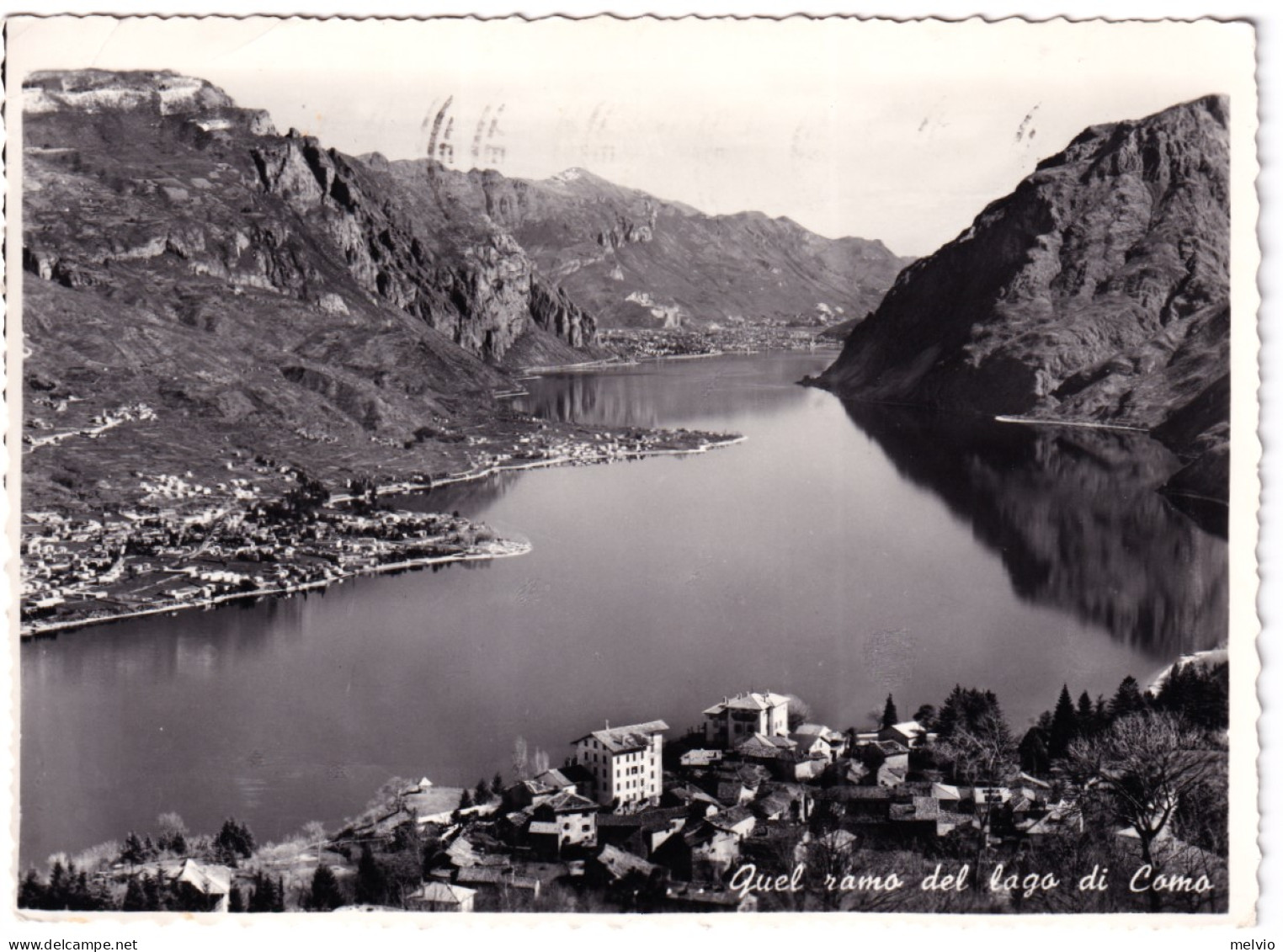 1958-LAGO DI COMO Viaggiata (5.4) Affrancata San Domenico Savio Lire 15 - Como