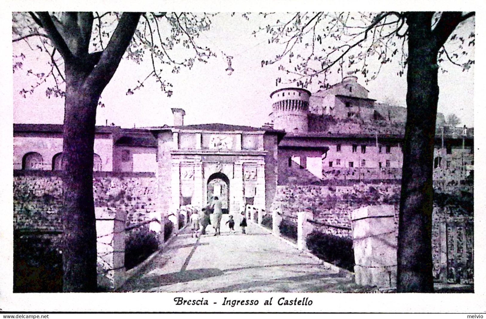 1940-BRESCIA Ingresso Al Castello Viaggiata (6.5) - Brescia