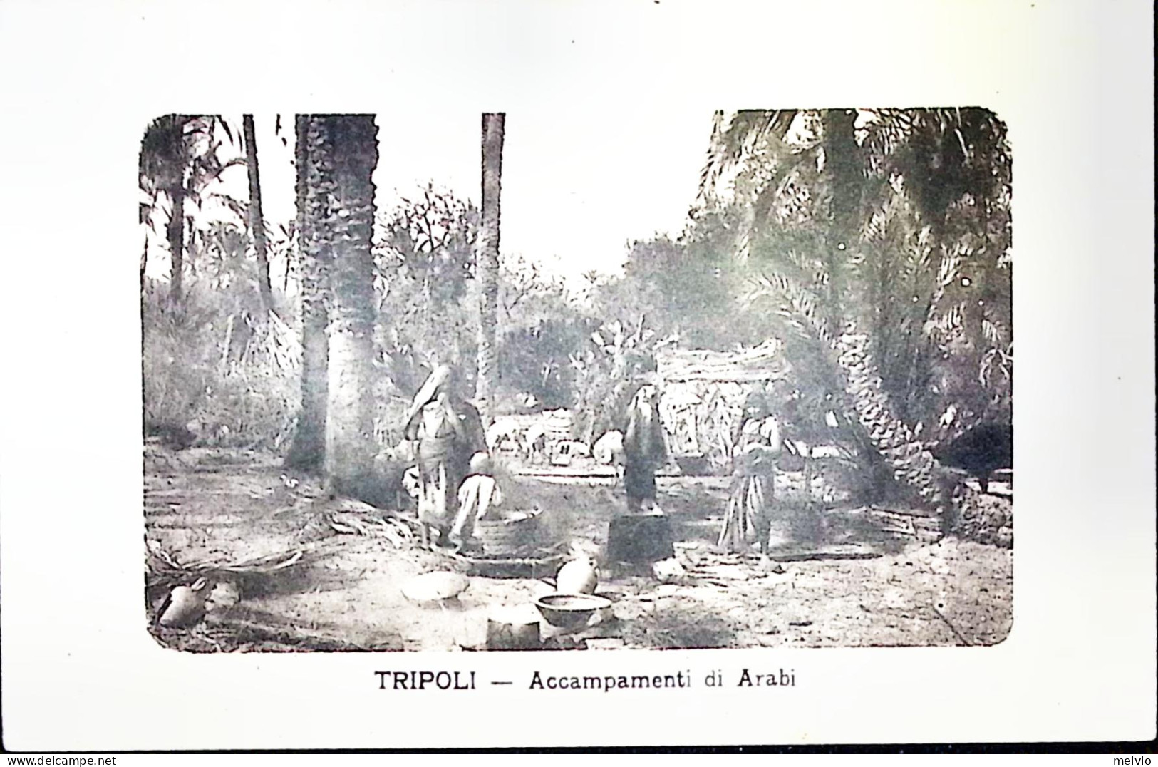 1913-TRIPOLI Accampamenti Di Arabi Viaggiata Posta Militare/Intendenza Generale/ - Tripolitaine