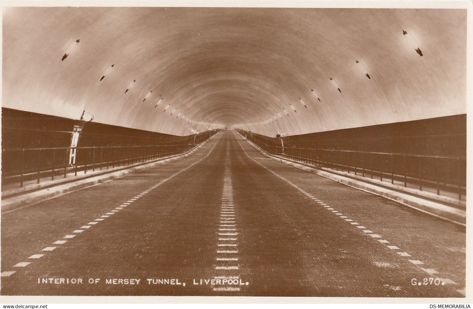 Liverpool - Interior Of Mersey Tunnel - Liverpool