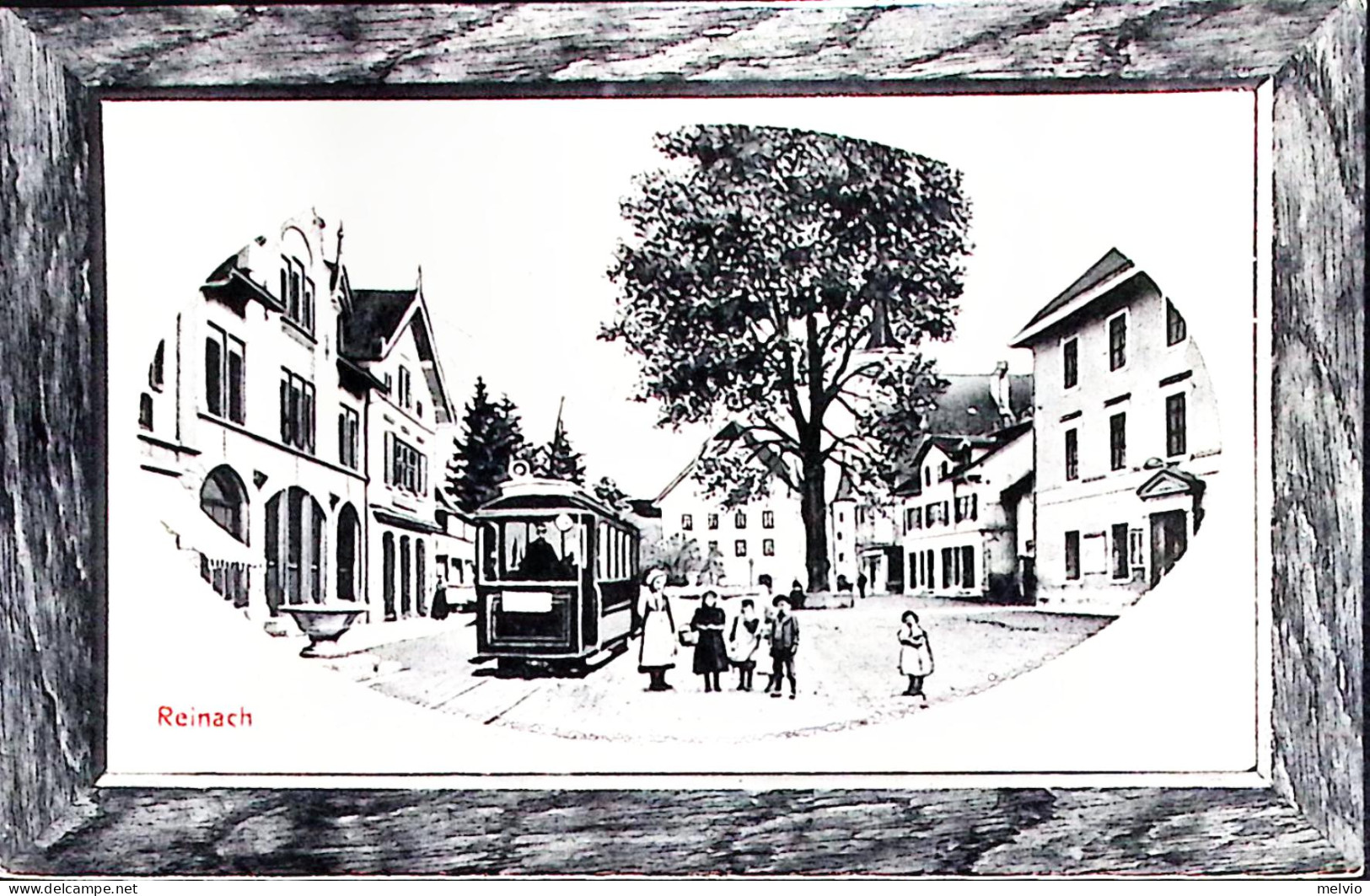 1912-Svizzera Reinach Viaggiata Reinach (12.2) - Postmark Collection
