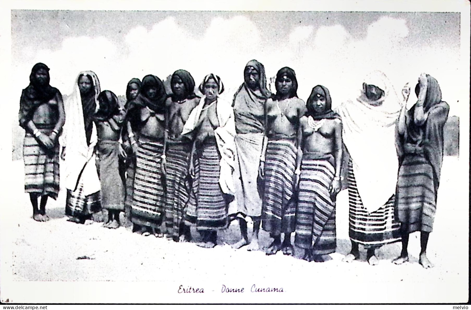 1936-ERITREA Donne Cunama Viaggiata Asmara (18.12) Affrancata Ordinaria C.20 - Eritrea