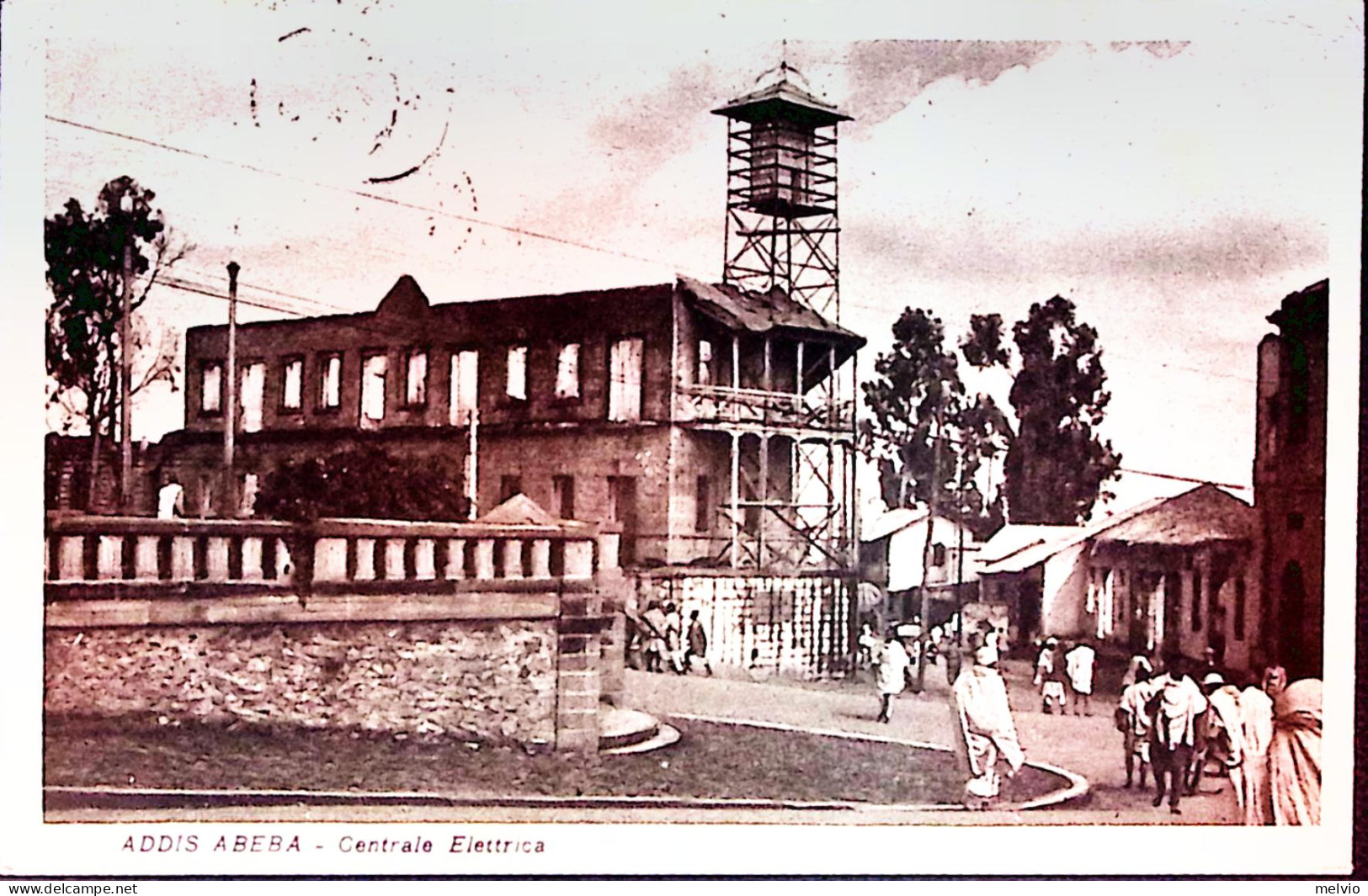 1936-Posta Militare/108 C.2 (31.3) Su Cartolina (Addis Abeba Centrale Elettrica) - Erythrée
