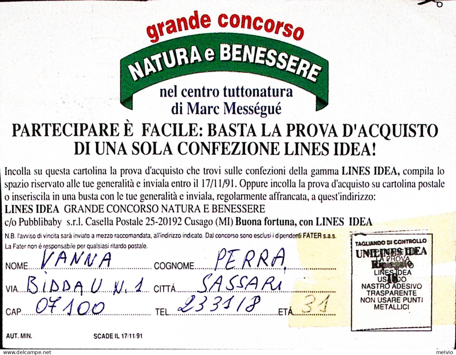 1990-COPPA MONDO CALCIO Italia Lire 650 Brasile Isolato Su Cartolina - 1981-90: Marcophilie