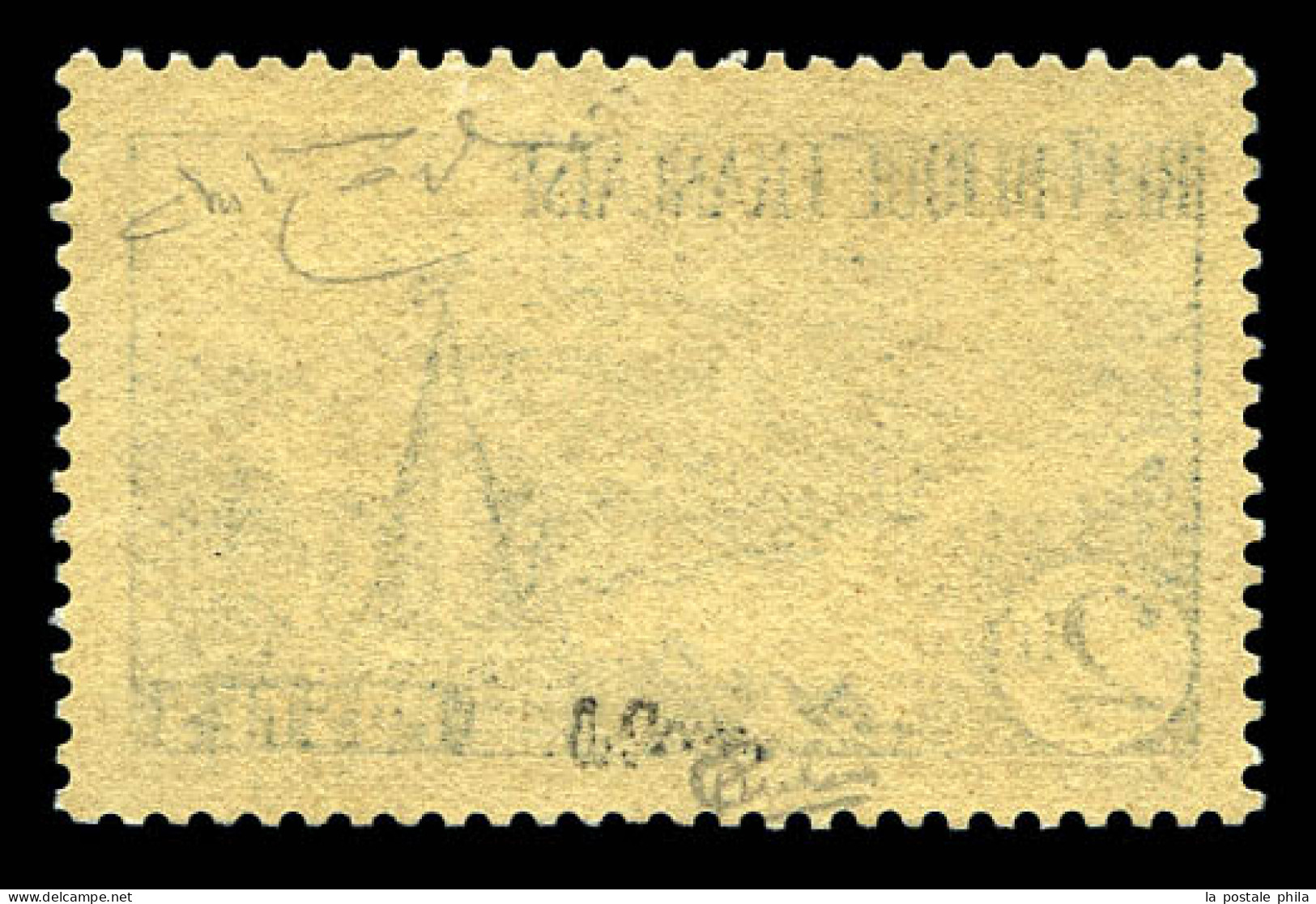 ** N°301A, NON EMIS: Rivière Bretonne, 2F Ardoise, Très Bon Centrage. SUPERBE Et RARE (signé Brun/Calves/certificats)  Q - Nuevos