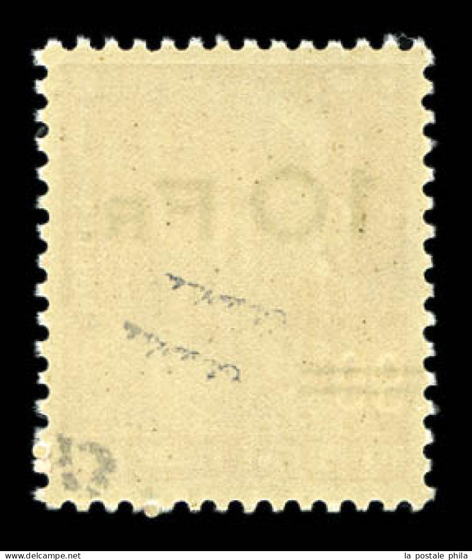 ** N°3b, Berthelot, 10F Sur 90c Rouge, Surcharge Espacée, Centrage Parfait, Fraîcheur Postale, SUP. R. (certificat)  Qua - 1927-1959 Ungebraucht