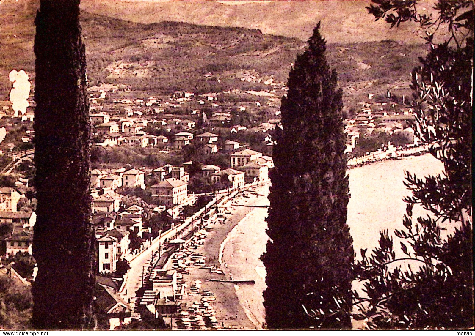 1946-DIANO MARINA Panorama Viaggiata (15.11) Affrancata Medioevali Lire 3 - Imperia