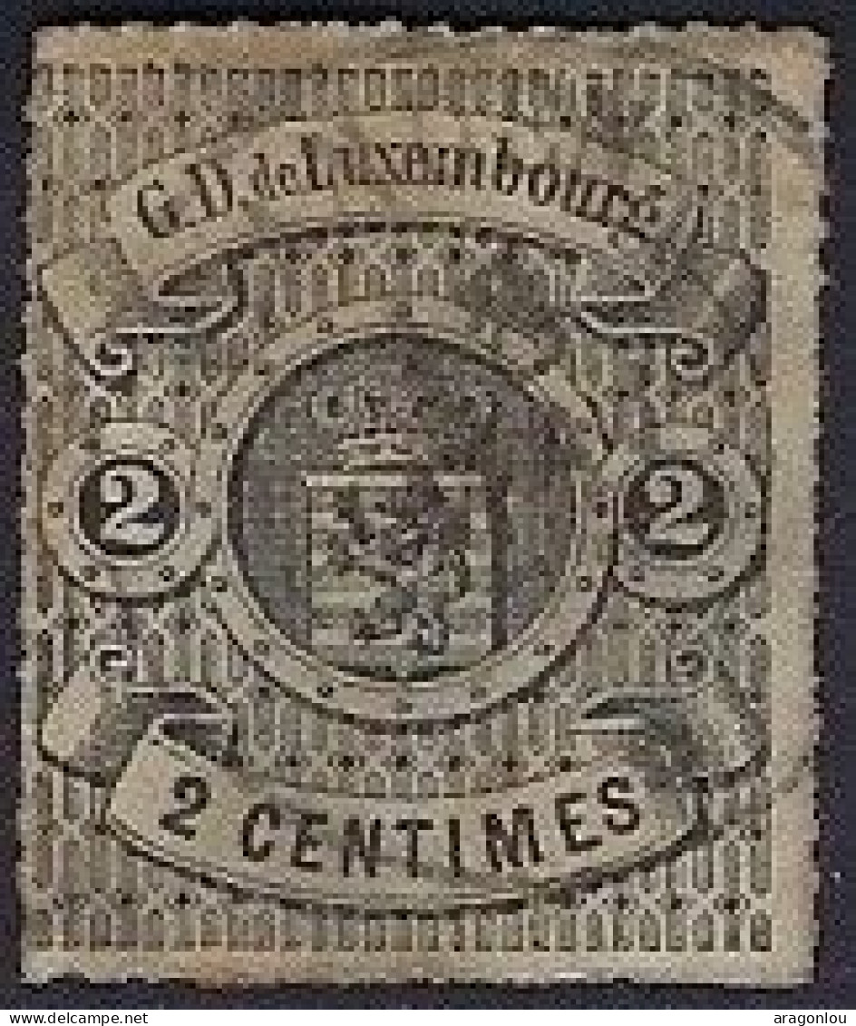 Luxembourg - Luxemburg - Timbres -  1866   2c.   °   Michel 13     VC. 17,- - 1859-1880 Wappen & Heraldik