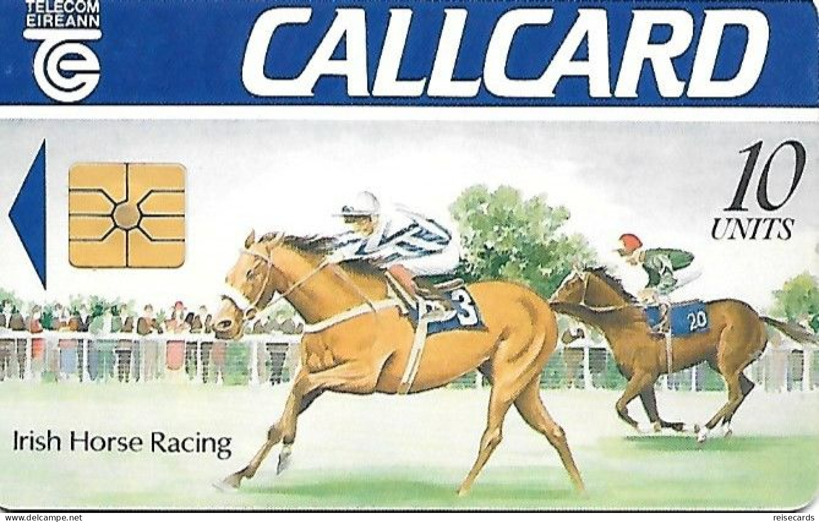 Ireland: Telecom Eireann - 1991 Irish Horse Racing. Single Logo Moreno - Irland