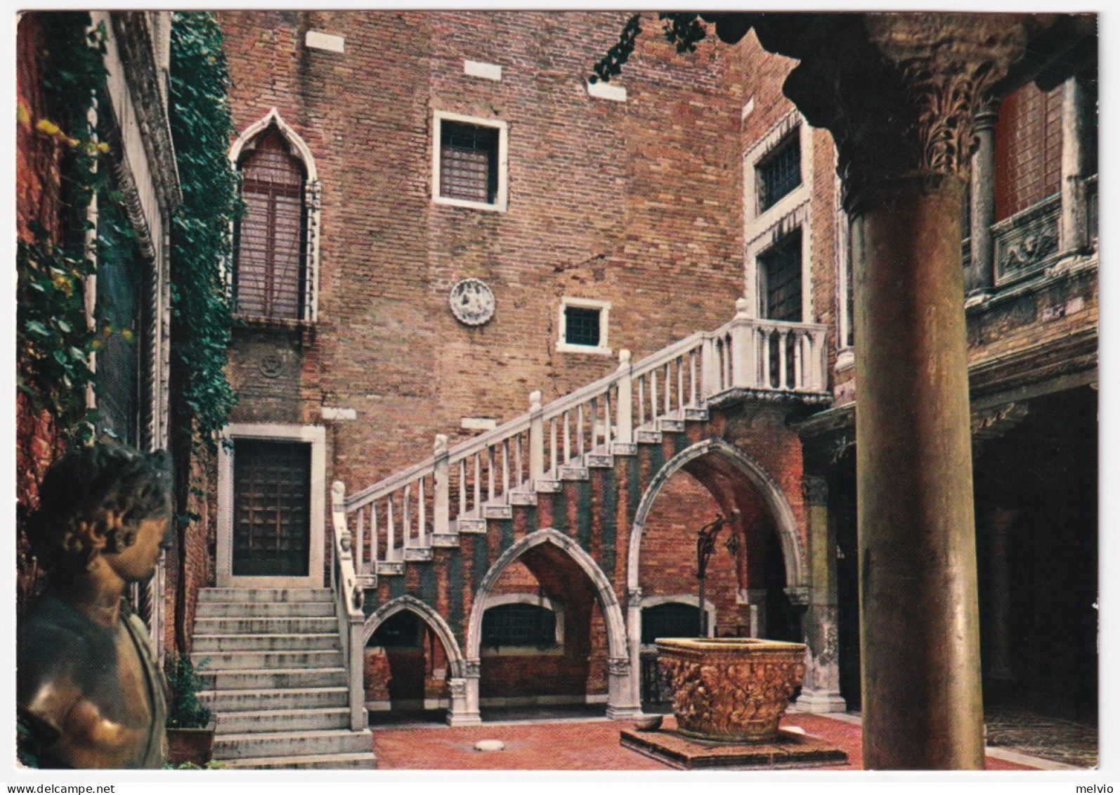 1967-FLORA Lire 20 (1020) Isolato Su Cartolina (Venezia Ca D'Oro) - Venezia (Venice)
