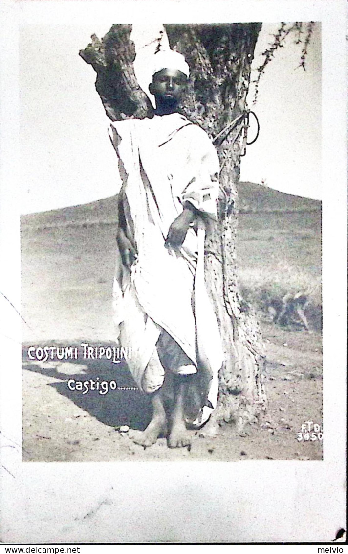 1911-Costumi Tripolini Il Castigo Viaggiata Alessandria (5.11) - Libyen