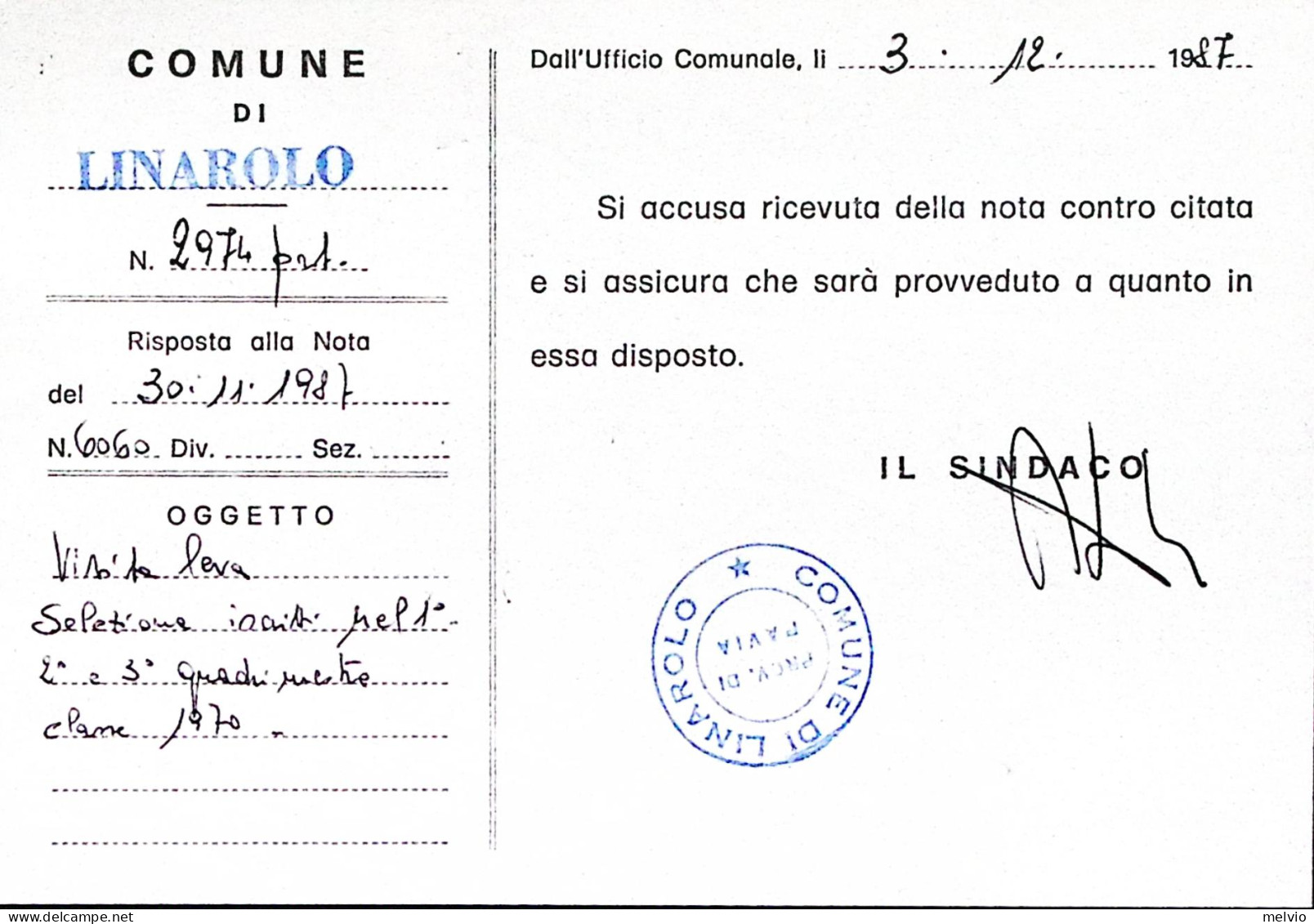 1987-TEATRO S. CARLO Napoli Lire 500 Su Cartolina Linarolo (5.12) - Musica