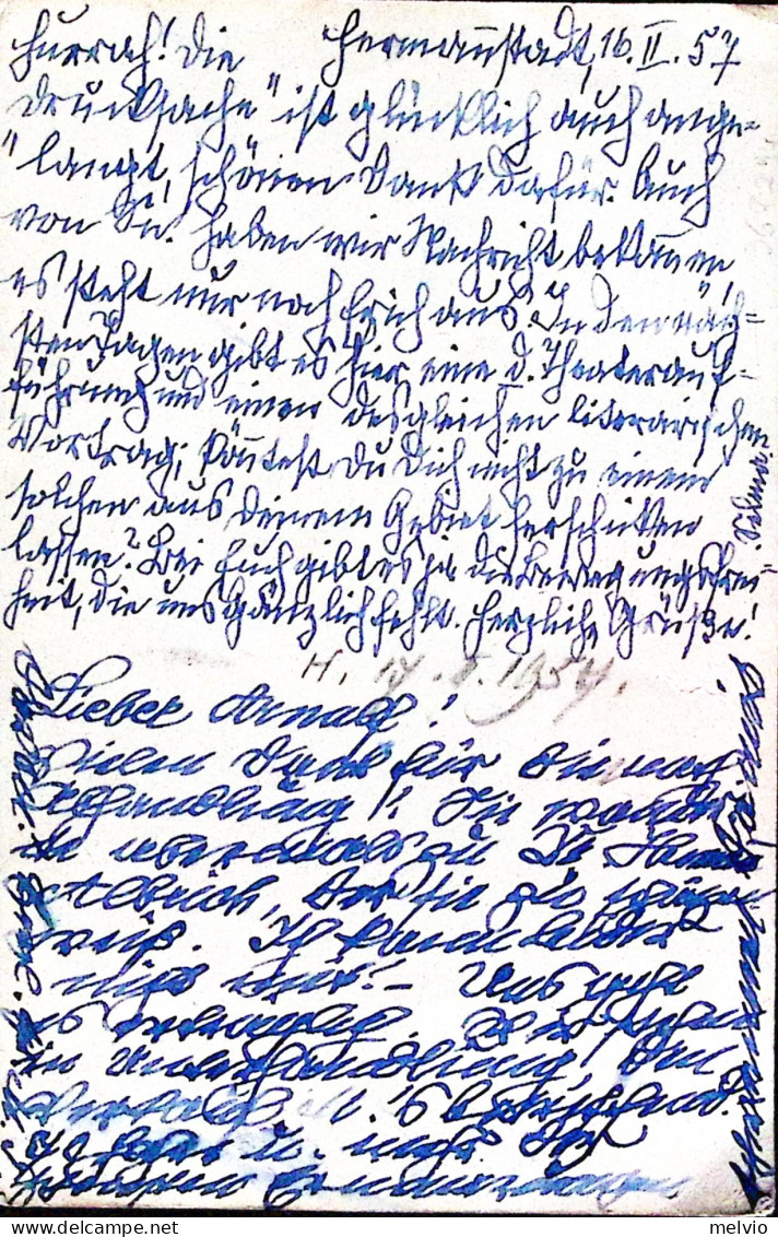 1957-Romania Cartolina Postale Pubblicitaria Concorso Pollame Viaggiata Sibiu (3 - Lettres & Documents