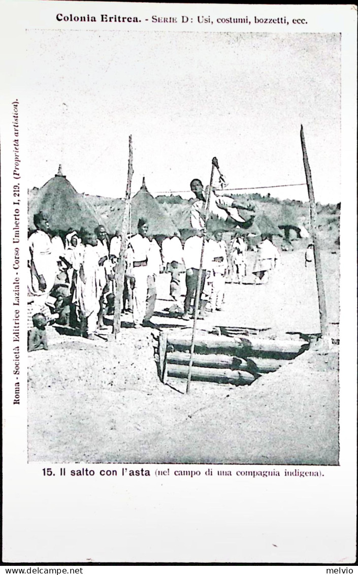 1900-COLONIA ERITREA Il Salto Con L'asta, Nuova - Eritrea