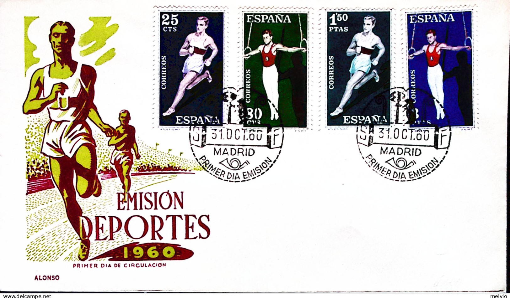 1960-SPAGNA Sport Diversi (987+990+992+995) Fdc - Autres & Non Classés