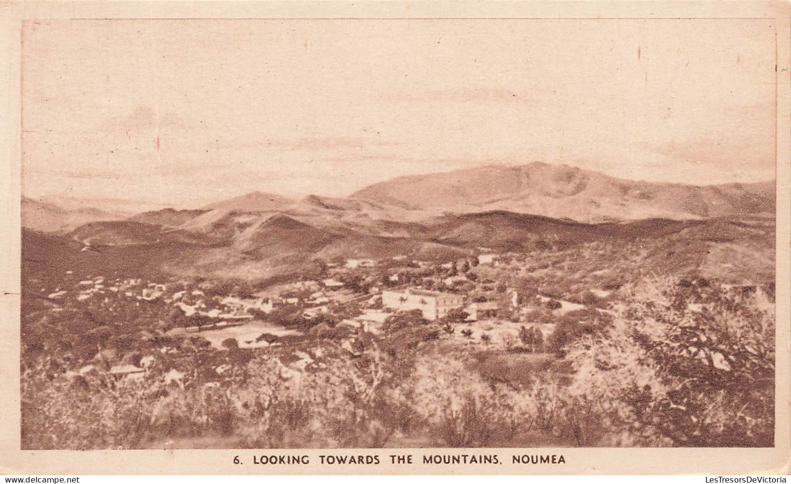 NOUVELLE CALEDONIE - Nouméa - Looking Towards The Mountains - Carte Postale Ancienne - Nuova Caledonia