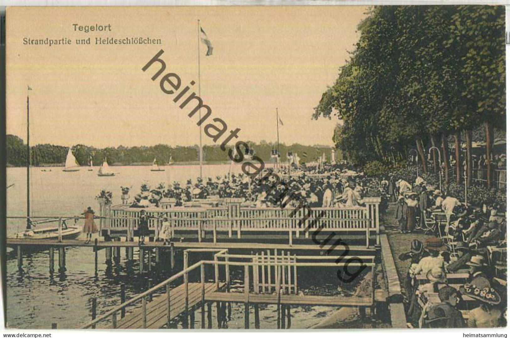 Tegelort - Heideschlösschen - Verlag Max O'Brien & Co. Berlin - Tegel