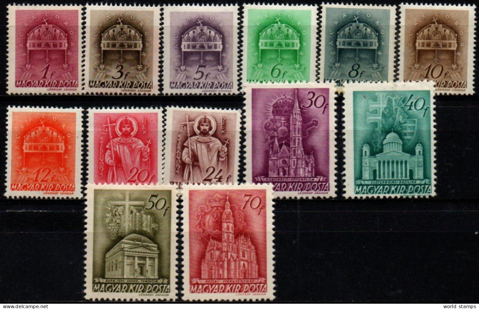 HONGRIE 1941-2 * MANQUE 80 F. - Unused Stamps