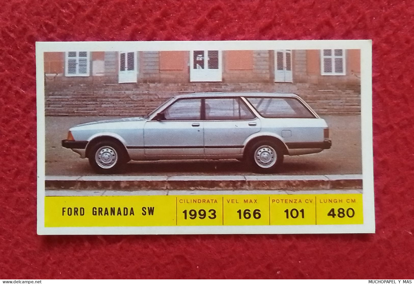 SPAIN ANTIGUO CROMO DE CROMOS DIDEC OLD COLLECTIBLE CARD CHROME CHROMO COCHE CAR VOITURE AUTO FORD GRANADA SW AUTOMÓVIL. - Other & Unclassified