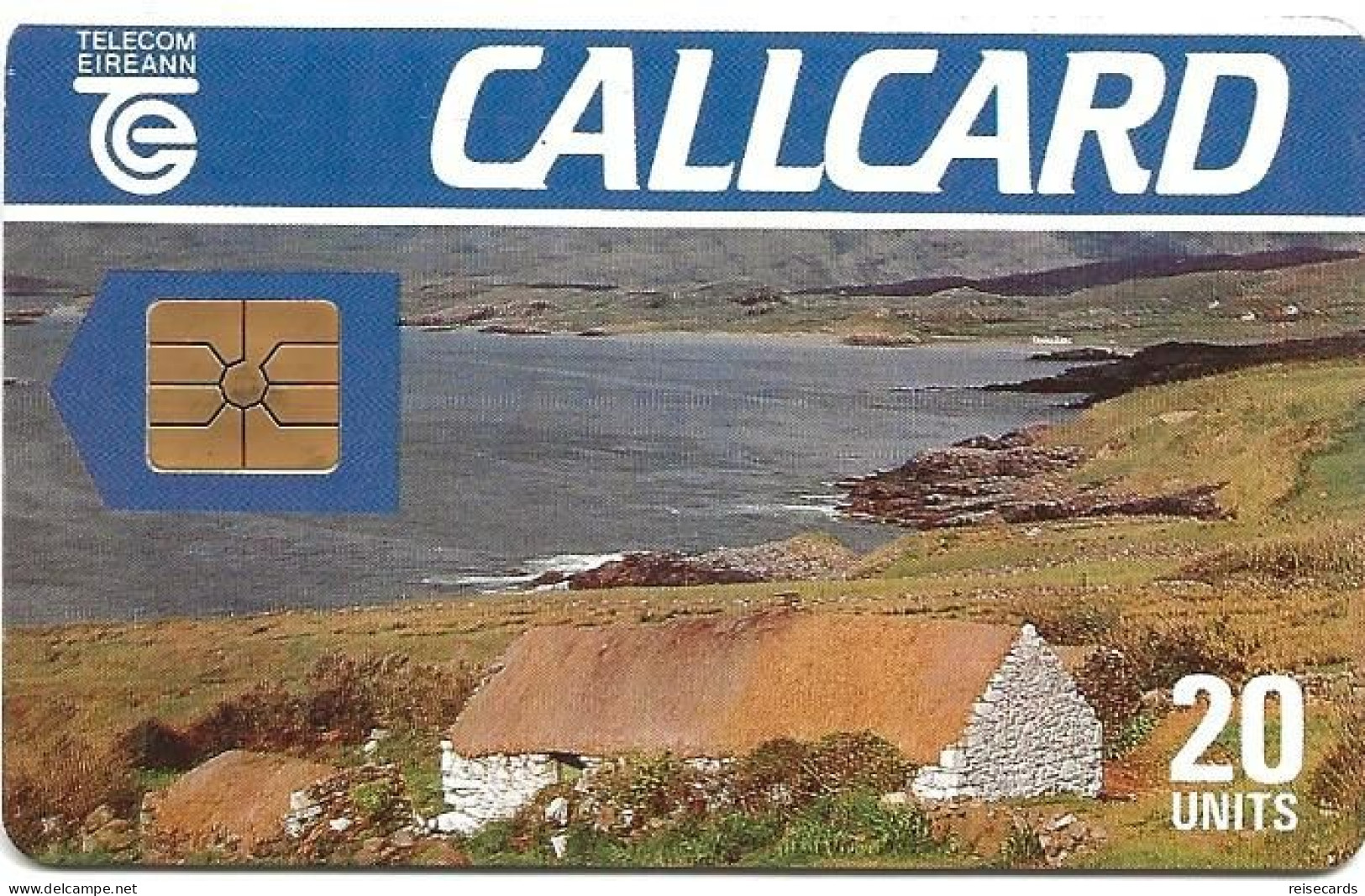 Ireland: Telecom Eireann - 1991 Cottage. Double Logo Moreno - Ireland