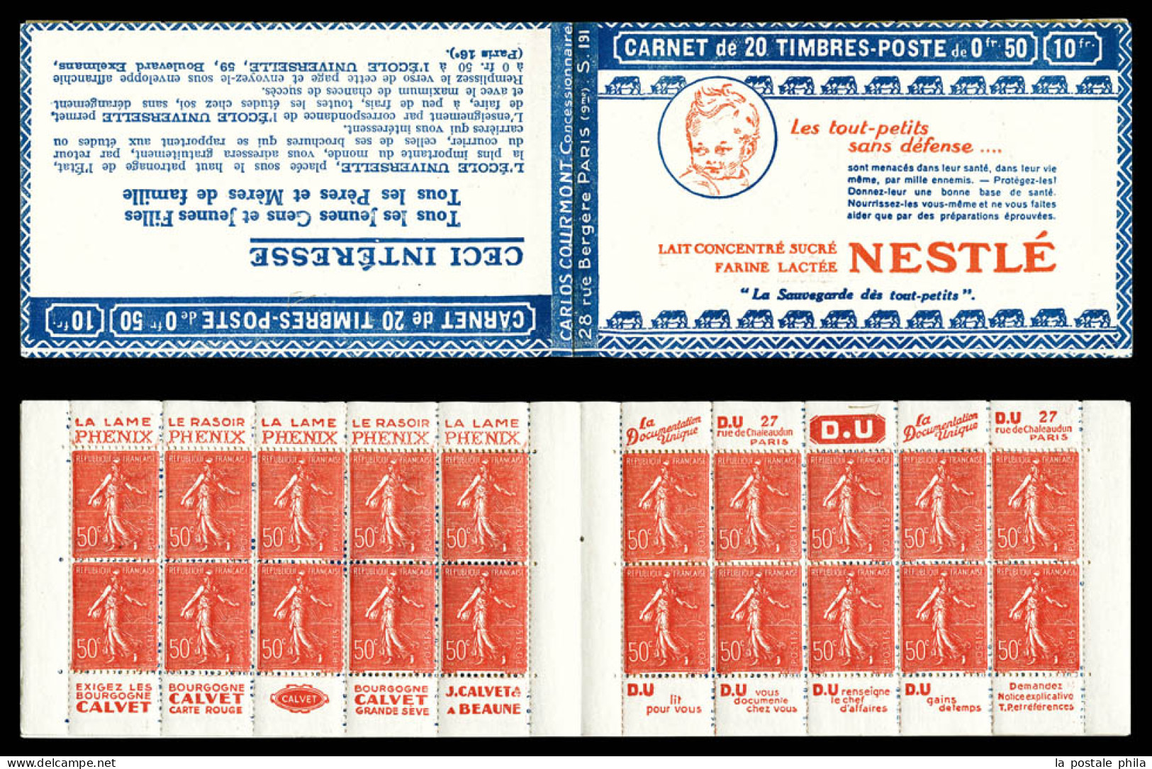 ** N°199-C56, Série 191, NESLE LES TOUT-PETITS Et EU. TB  Qualité: ** - Oude : 1906-1965