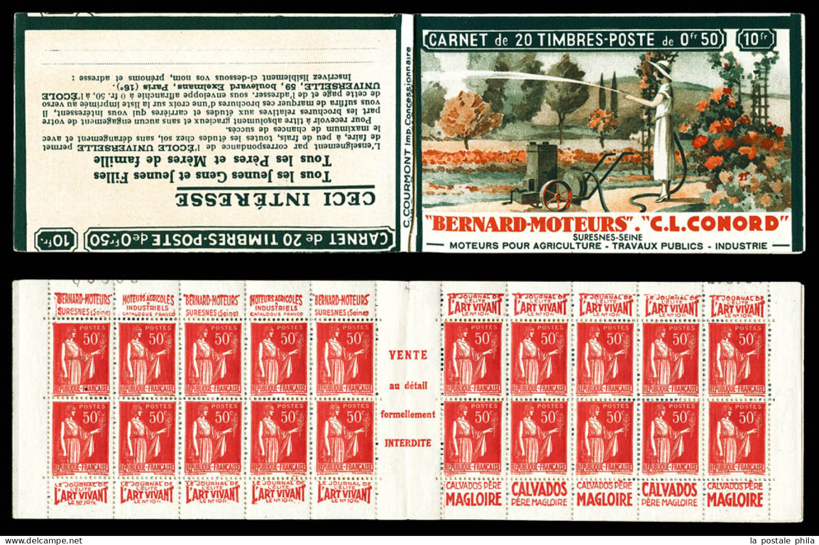 ** N°283-C25, Série 326-B, BERNARD Et EU, Daté Du 14.5.34. TB. R.  Qualité: ** - Oude : 1906-1965